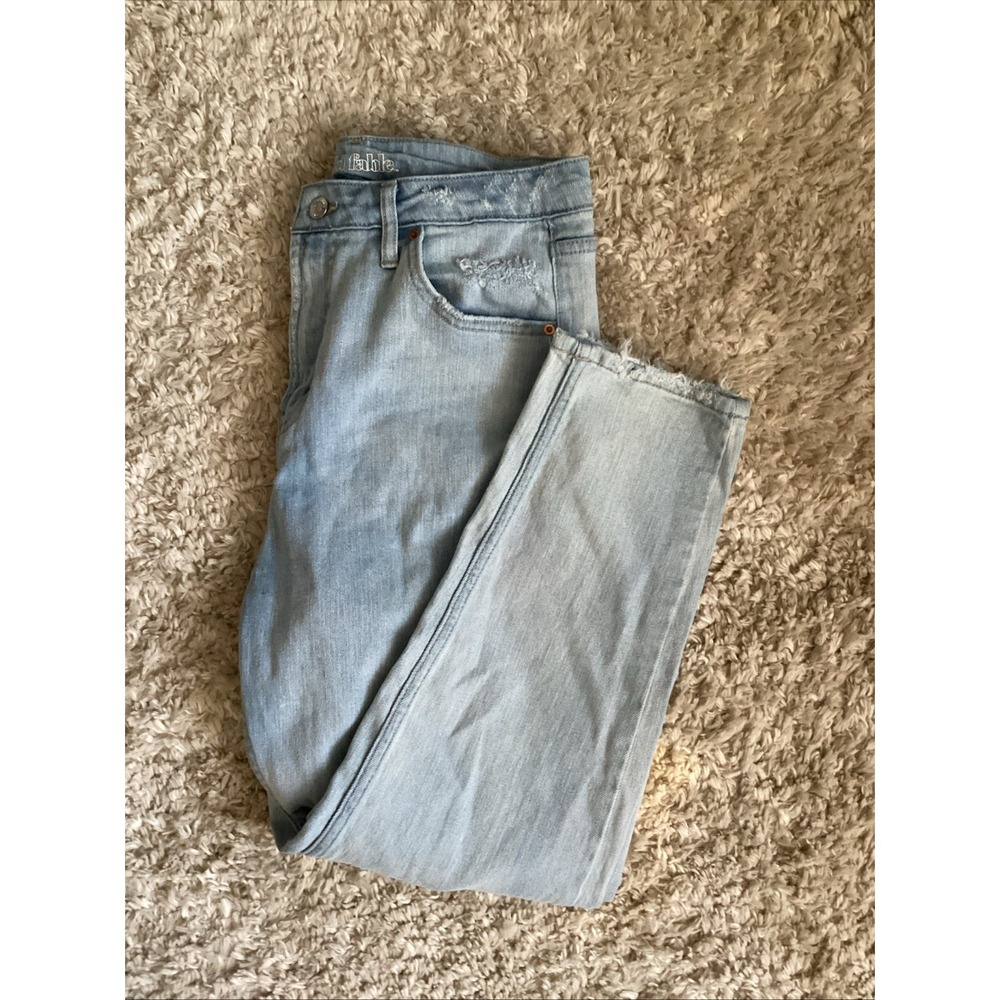 Wildfable Light Wash Jeans High Waist Mom Jean Size 10